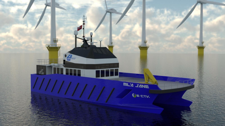 Funding for six new-build electric vessels